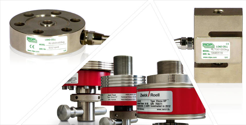 load cell montage rdp zwick Calibrated by Sercal